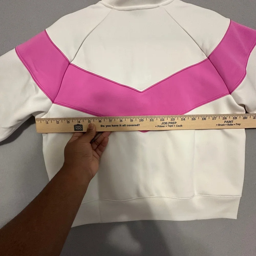 Nike Womens Windrunner Track Jacket White Pink HJ0975-133 Medium